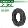 Oil Seal 30x58x10mm Black 5 Pcs NBR Rubber