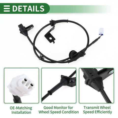 Nissan Pixo, Suzuki Alto Front Right ABS Wheel Speed Sensor (2009-2014)