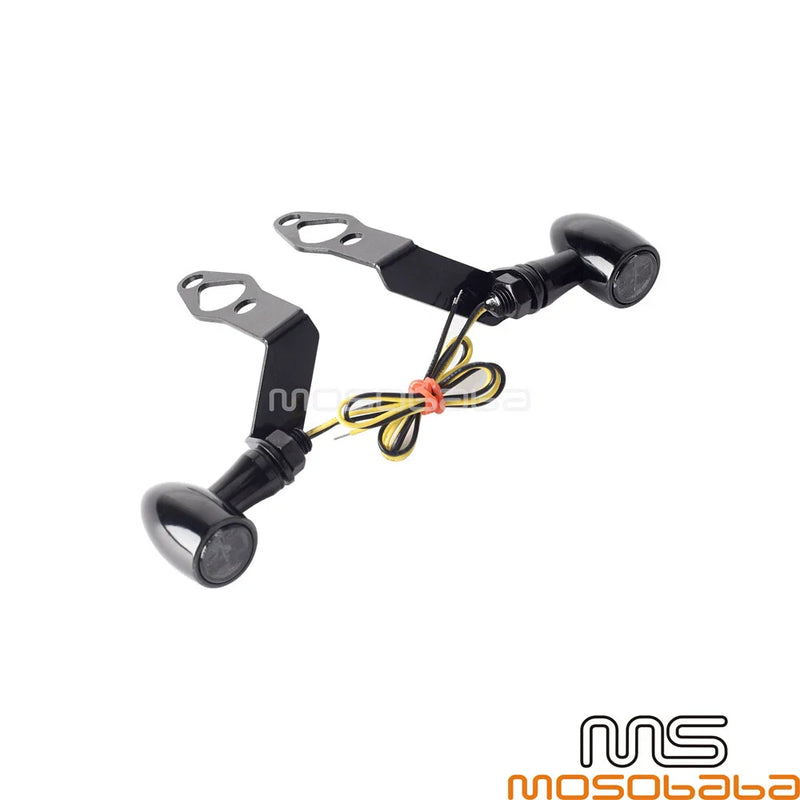 Harley Nightster LED Turn Signal Amber Lights w/Bracket (2022-2024)
