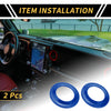 Jeep Wrangler JK (2007-2014) Blue A Pillar Speaker Ring Cover Trim