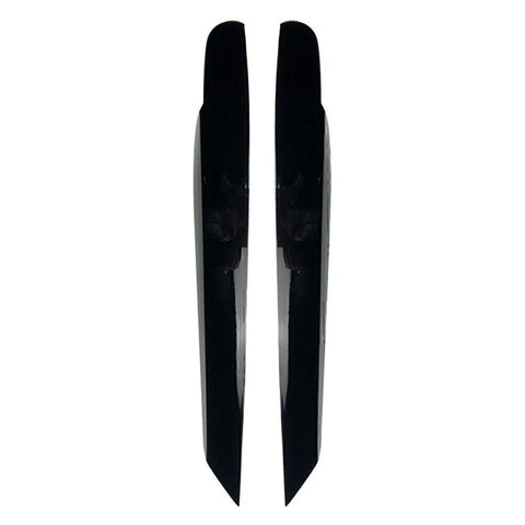 Volkswagen Touran Gloss Black Front Headlight Eyelid Trim Covers (2011-2015)
