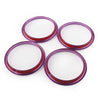 Audi A3 S3 Q2L 2012-2019 4 x Purple Car Air Vent Cover Rings