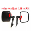 Toyota Land Cruiser BJ60 FJ60 HJ60 HJ61 1980-1990 Black Side Door Mirror Set
