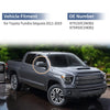Toyota Tundra Sequoia Silver Tone Left Right Mirror Cover Caps (2007-2021)
