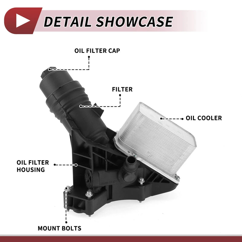 BMW M240i XDrive Engine Oil Cooler Filter Housing