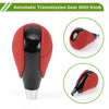 Lexus ES350 2007-2015 - Plastic Faux Leather Red Black Automatic Gear Shifter Knob
