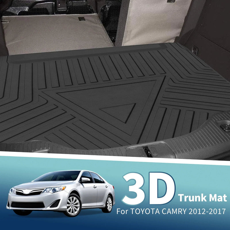 Toyota Camry (2012-2017) 1 Pc Flat Face Cargo Liner Rear Trunk Mat