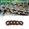 Oil Seal 11.2x19.2x4.5mm Seal Ring Rotary Shaft Seal FKM Rubber 5 Pcs