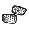 BMW E39 5-Series Honeycombe Front Bumper Mesh Grille Black (1999-2003)