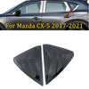Mazda CX-5 Glossy Black Rear Side Window Shutters Louvers Trim (2017-2021)