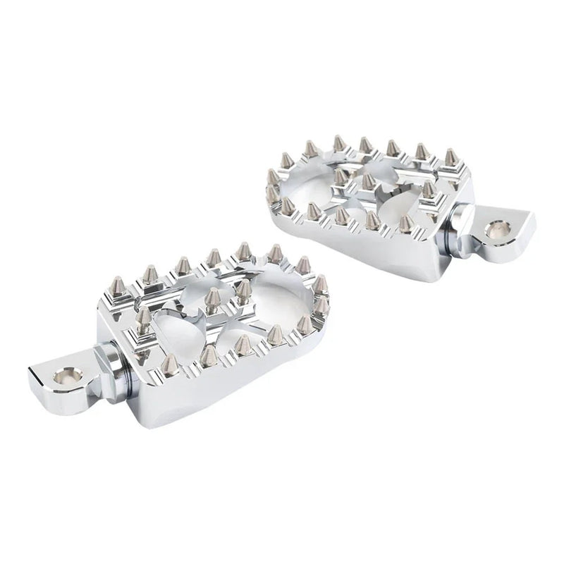 Harley Dyna Sportster Fatboy Wide Fat Foot Pegs MX Style