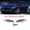 Maserati Ghibli 2x Front Fender Air Vent Grille Trim Molding (2013–2023)