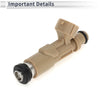 Toyota 4Runner 2.7L (1999-2000) 1 Pcs Light Brown Fuel Injector