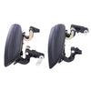 Kia Rio 2 x Front Left & Right Outer Door Handle Smooth Black (2002–2005)