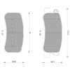 Jeep Compass Rear Disc Brake Pad Set 2.0L/2.4L (2007 - 2017)