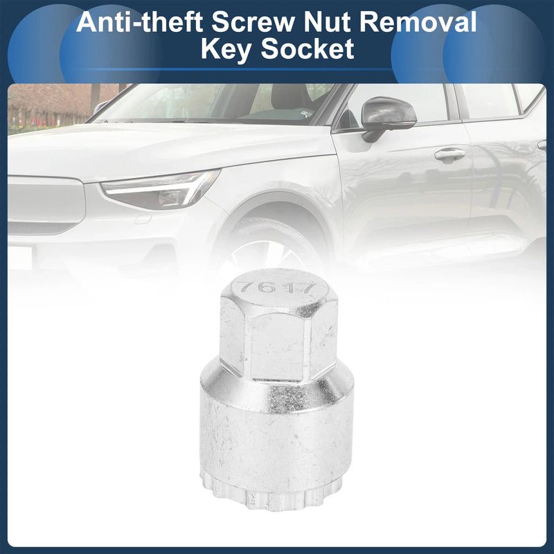 Volvo Anti-theft Wheel Lock Lug Nut Removal Key Socket