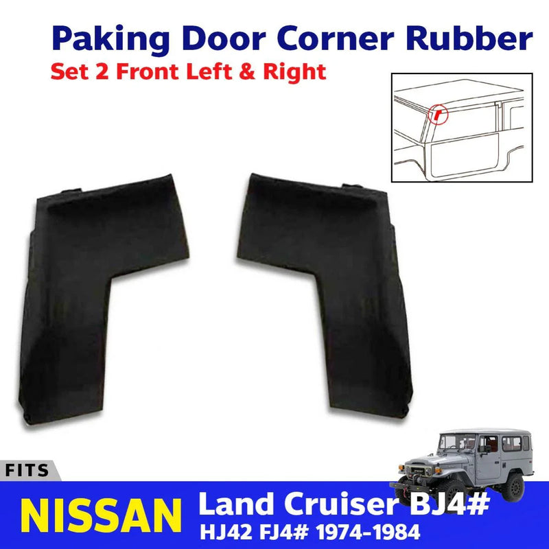 Front Door Top Corner Seal Rubber Sheet Fits 1974-84 Toyota Land Cruiser FJ40