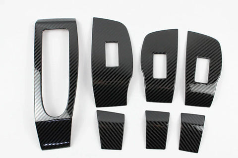 Mazda CX-30 Carbon Fiber Window Lift Panel Switch Cover Trim (2020-2023)