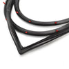 Door Rubber Weatherstrip Seal L+R Fits Datsun Sunny KB310 2D Coupe 1977-81 D12