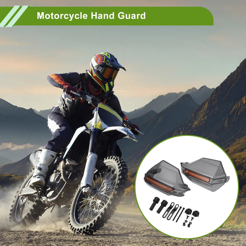 Motorcycles Black PC Plastic Set Universal Hand Guard Knuckle Protector