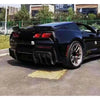 Corvette C7 Z06 Sports 2014-2019 Real Carbon Fiber Rear Diffuser Splitter