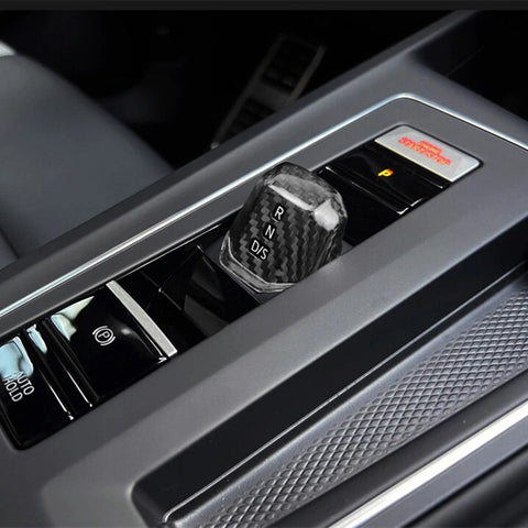 VW Golf 8 GTI 1x Carbon Fiber Center Gear Shift Knob Cover (2021-2024)