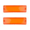 Front Bumper Light Lamp Cover Lens L+R Fits Nissan Navara D21 Pickup 1986-97 D06