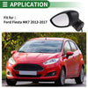 Ford Fiesta MK7 Manual Folding Black Left Side Door Mirror (2017-2019)