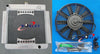 Ford Escort MK1 / MK2 Pinto / Mexico RS2000 Aluminum Radiator & Fan (1975-1980)