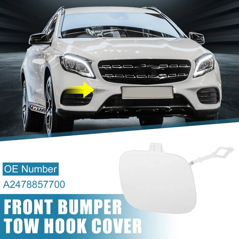 Mercedes-Benz GLB250 (2020-2022) White Front Right Bumper Tow Hook Cover