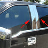 Ford F150 2004-2014 Chrome Window Cover Trim (2 x Door Post Pillars)