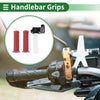 Motorcycle 7/8 22mm Hand Grips Cover Rubber Red