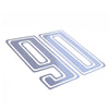 BMW R Nine T Pure (2014-2021) 1 Set Silver Stickers Rear Pillion Seat Cowl