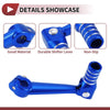 Bosuer M5 Blue Head Folding Gear Shifter Lever