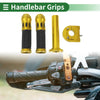 Motorcycle Grips 7/8" 22mm Hand Grips Cover Kit