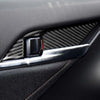 Toyota Camry 2018+ Car Carbon Fiber Interior Door Bowl Handle Cover Trim Fit