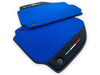 Ferrari 458 GT2 (2012-2015) Alcantara Leather - AutoWin Blue Floor Mats