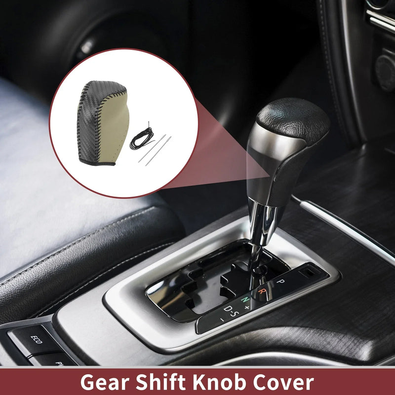Toyota Corolla Gear Shift Knob Cover Beige Faux Leather 1 Pc (2014–2018)
