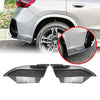 BMW X1 iX1 2 x Carbon Look Rear Bumper Side Corner Covers (2023-2024)
