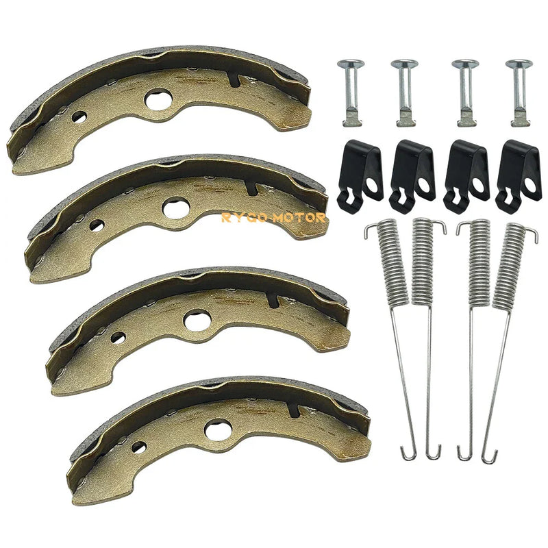 Yamaha Kodiak 400 2 x Front Brake Shoes & Pins (1993–1998)