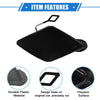 BMW 320i Front Right Tow Hook Eye Hole Cover Plastic Black (2013-2018)