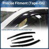 Honda Civic Sedan 2012 (2012) - Side Window Vent Visors Black Window Deflectors