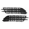 Audi A6 C7 Sedan (2012-2015) 2x Honeycomb Fog Light Grille Mesh Covers