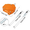 Motorcycles Orange Stunt Clutch Easy Pull Cable Line Clutch Economizer System