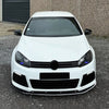VW Golf 6R MK6 Front Bumper Spoiler Lip Splitter (2010-2014)