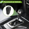 Honda Civic 2016-2021 Pebbled Black Faux Leather Gear Shift Knob Cover