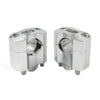 Dirt Pit Bike ATV 7/8 to 1-1/8 Handlebar Fat Bar Mount Clamps Risers