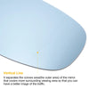 BMW 3 Series E90 E91 Right Side Blue Heated Mirror Glass (2007-2013)