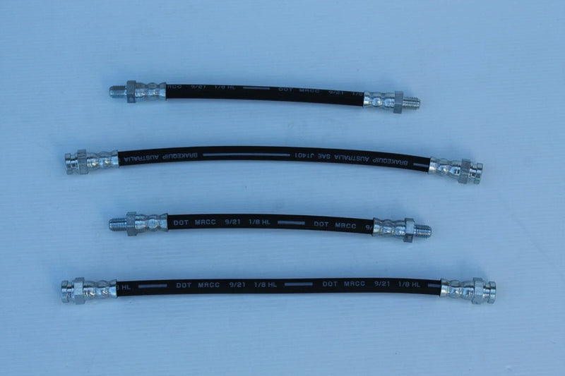 Mazda RX3, Mazda 808 Front Brake Hose Set (4) (1971-1978)