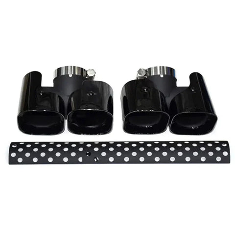 Defender 110 130 90 3PC Black Tailpipe Exhaust Pipe (2020-2024)